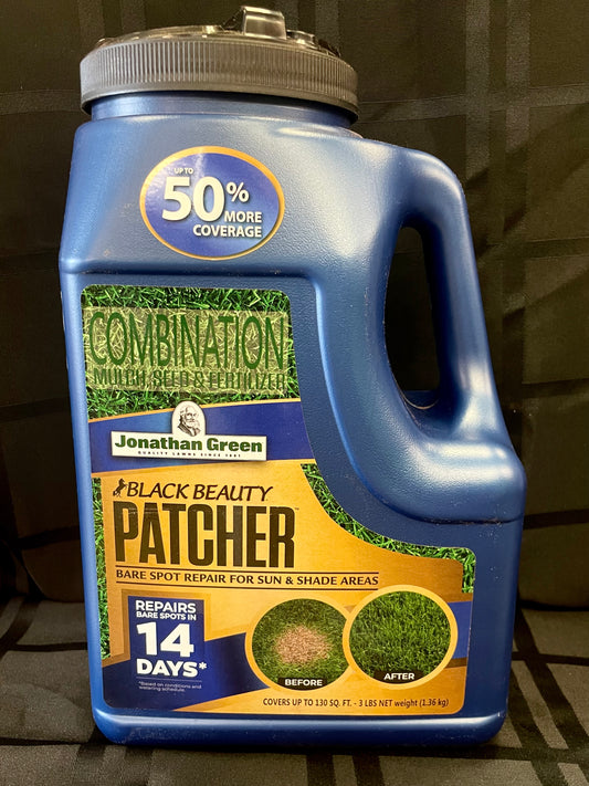 Blk Beauty Seed Patcher jug 130sqft