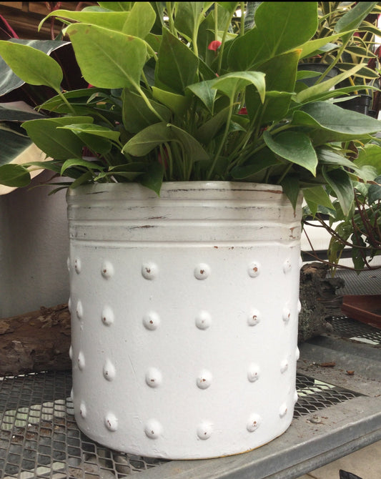 Antique drop in pot 8' WH