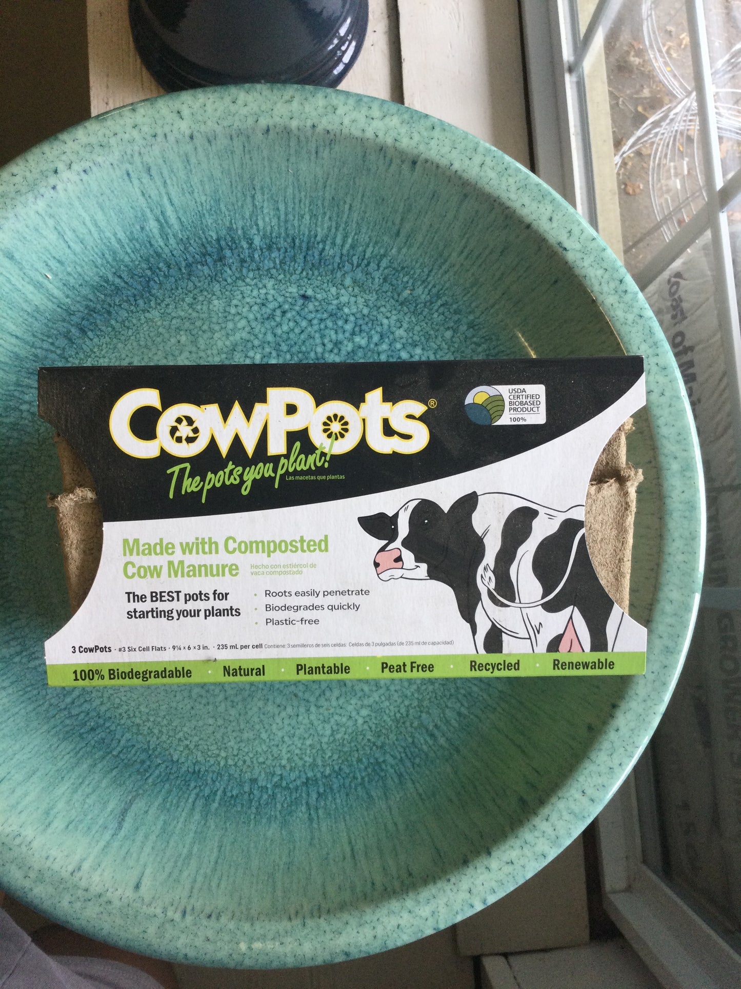 12pk cow pots 3in