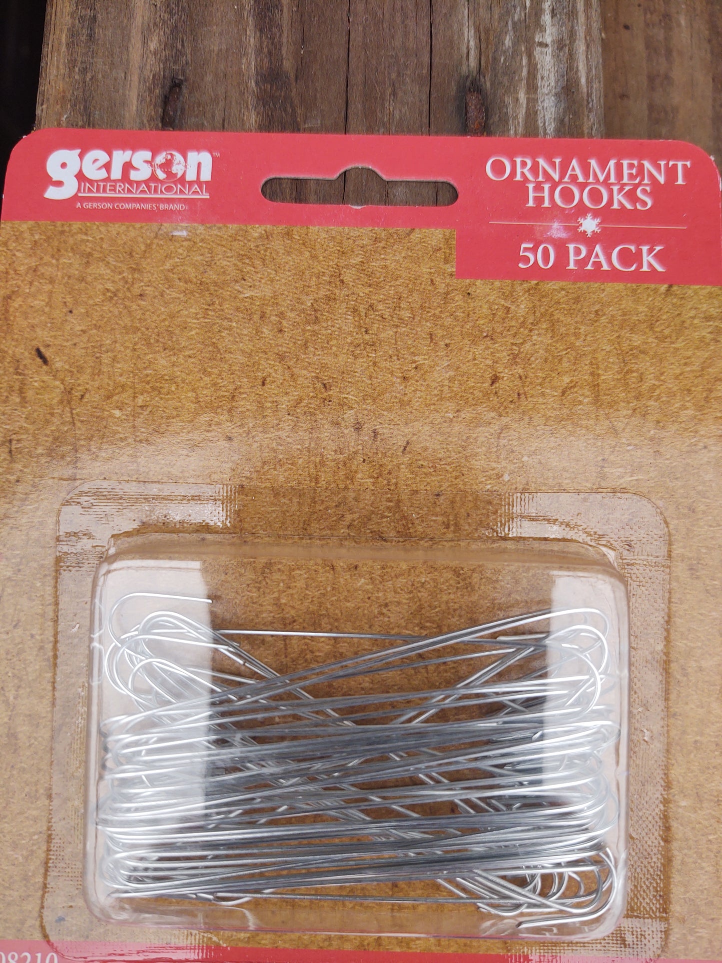 2.5' slvr orn hook 50pk