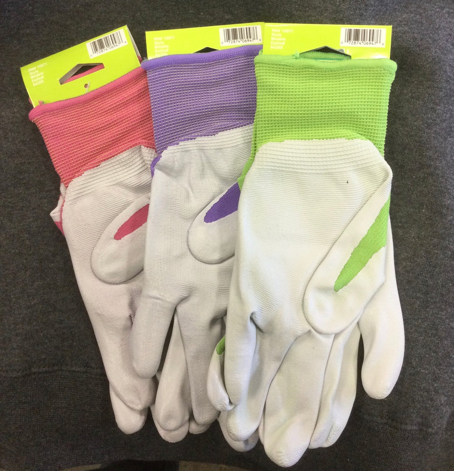 Asst ladyfinger glove SM