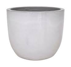 egg pot white 5.7'