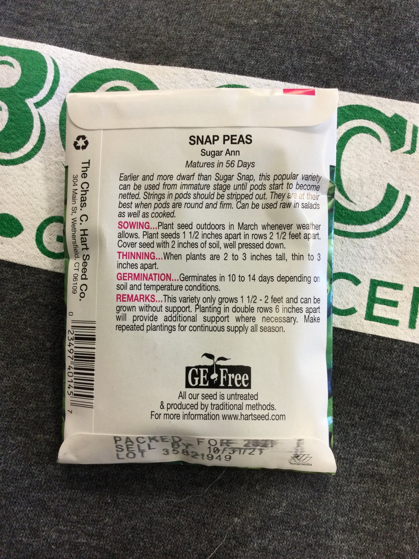 Snap Pea Sugar Ann