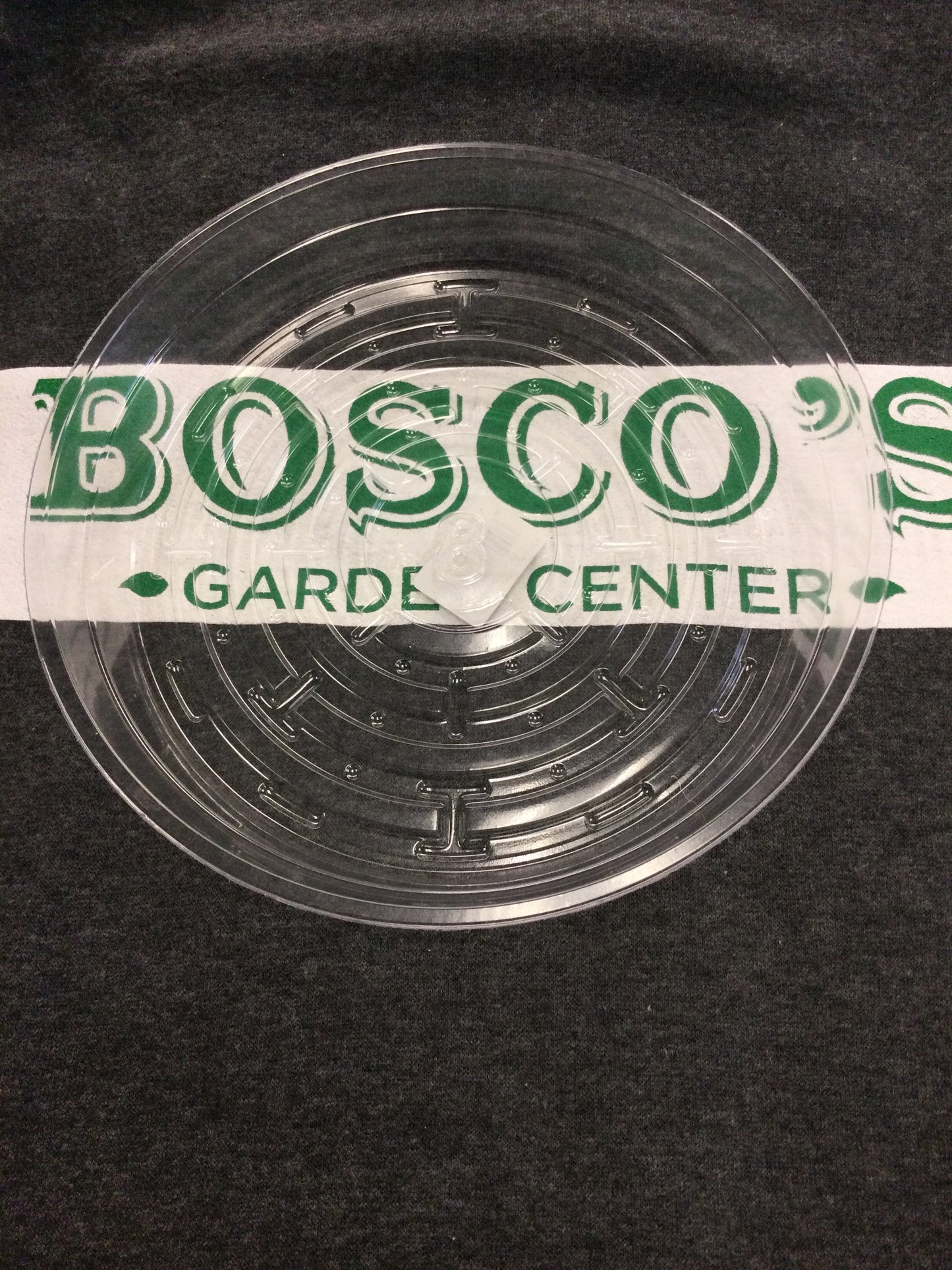 8' CL Plastic Saucer