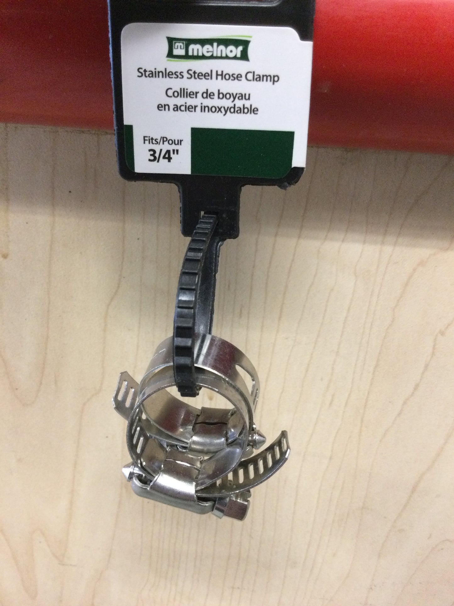 2pk 3/4in SS hose clamp