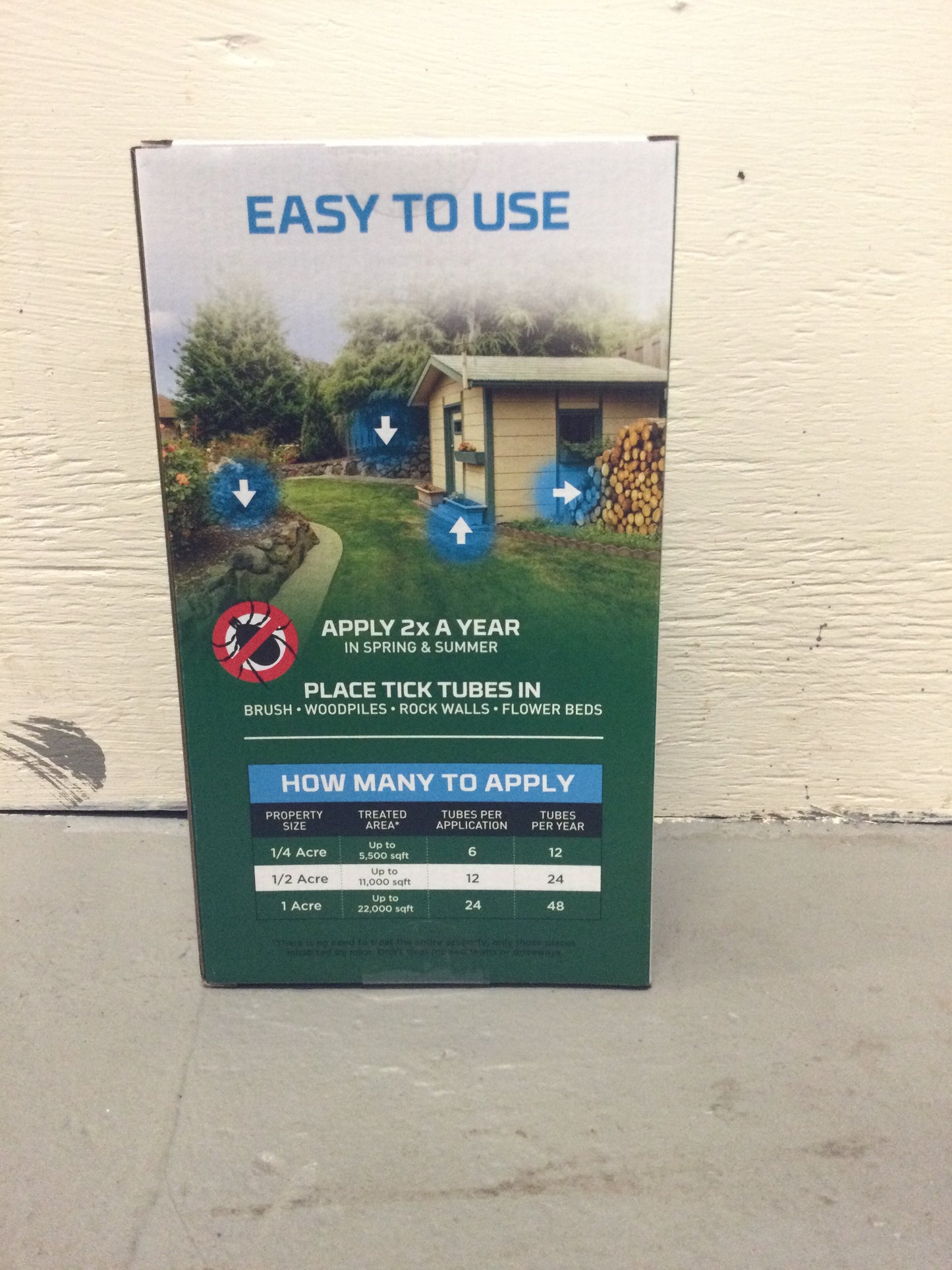 tick control tubes 1/2acre
