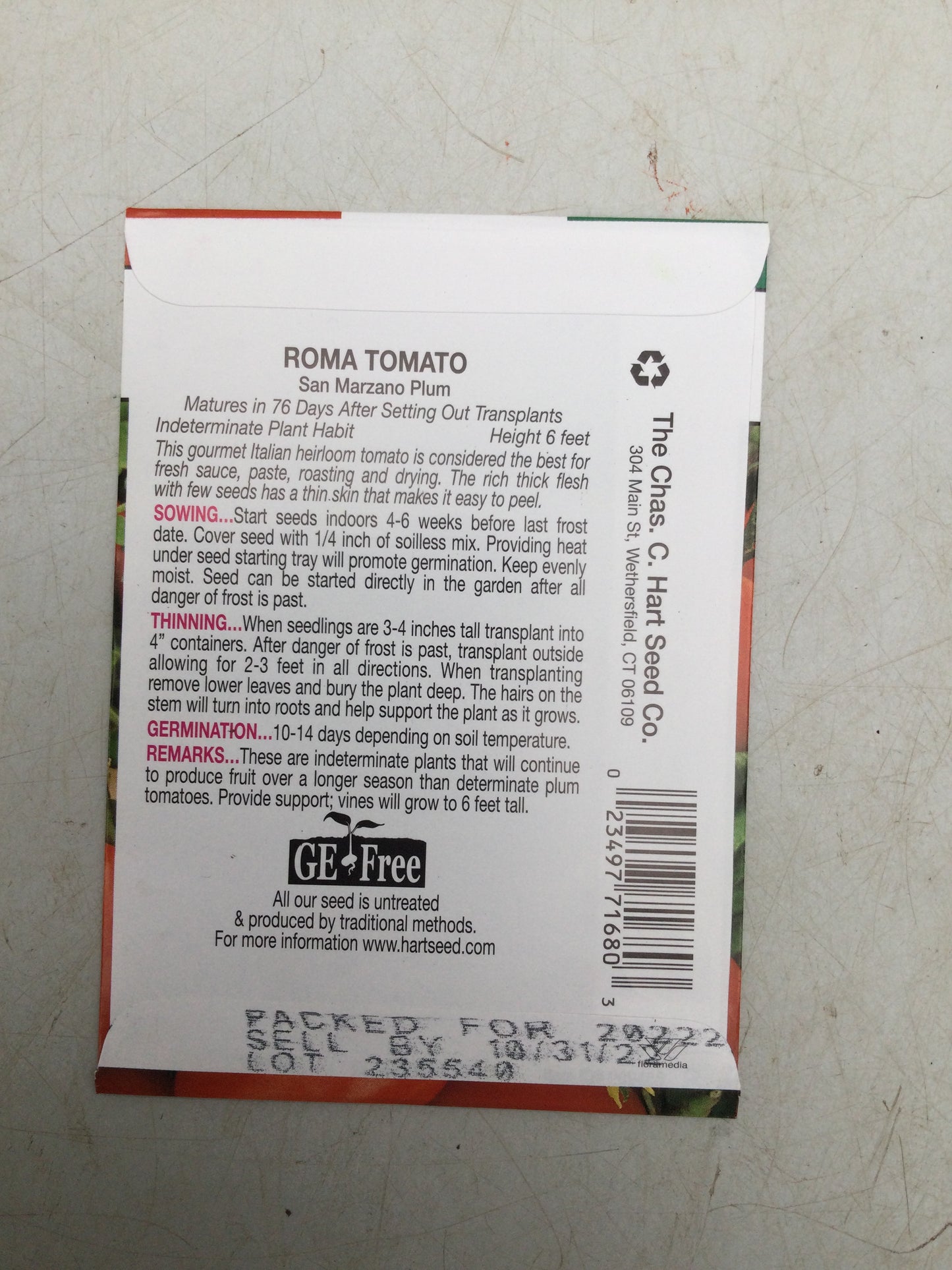 tomato san marzano plum