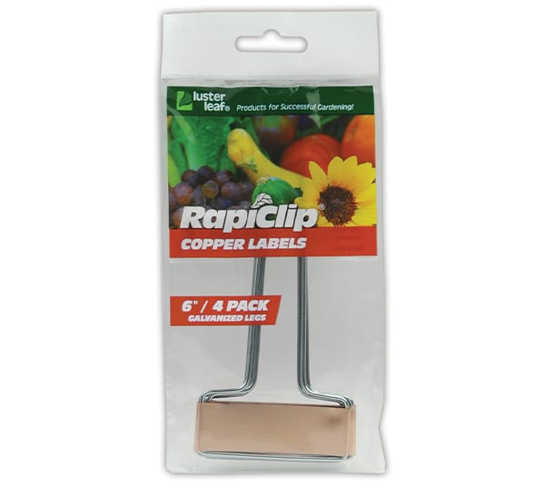 Copper Label 6in 4pk