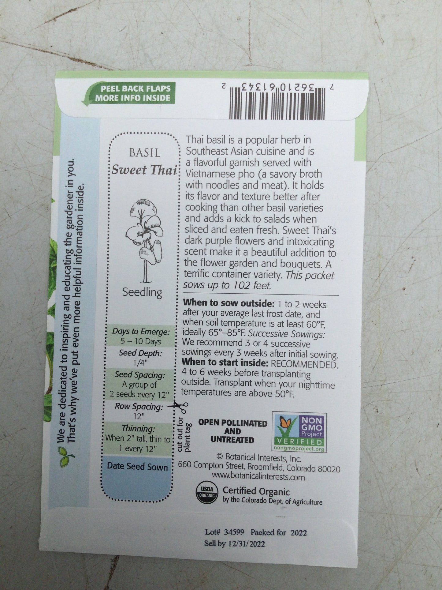Basil Thai Sweet ORG