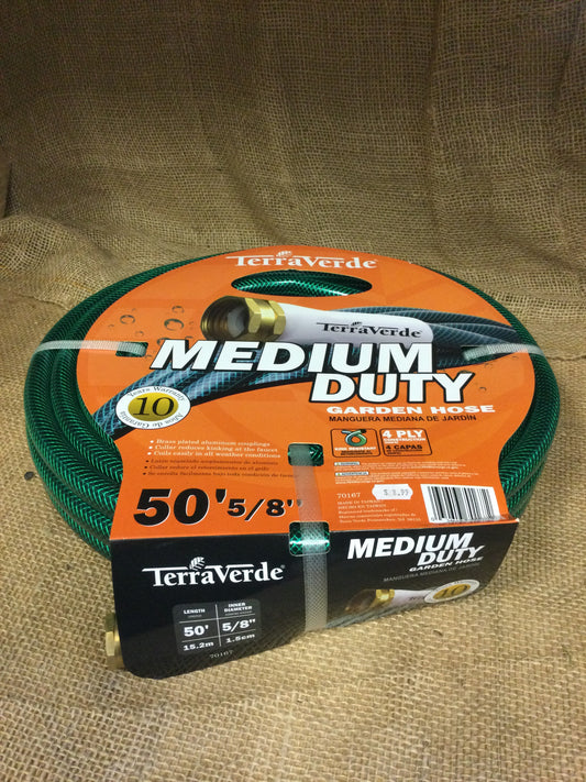 50ft Terraverde Md Duty hose 5/8'