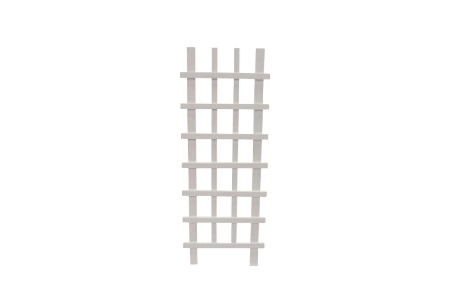 12' White Lattice trellis