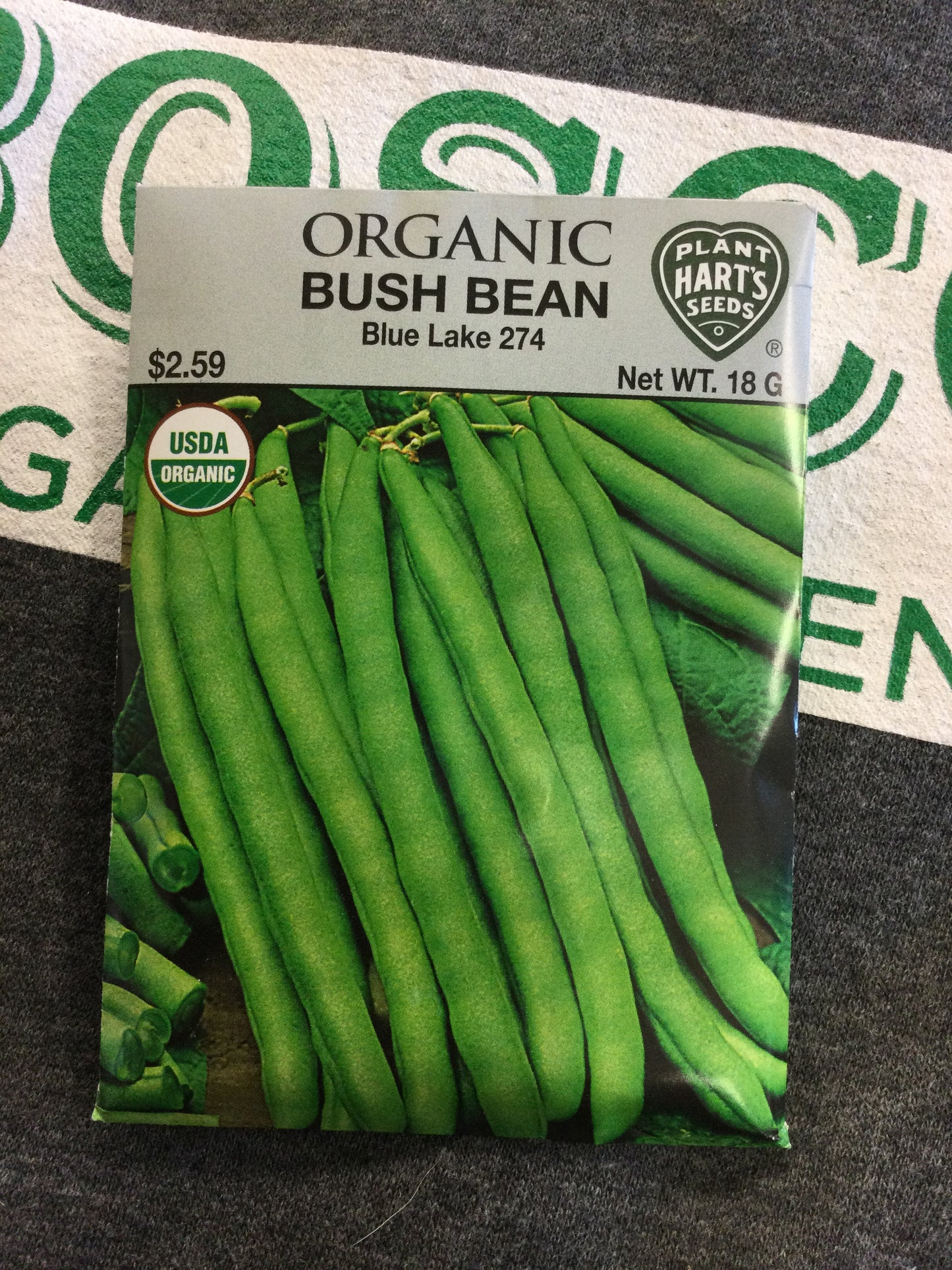 Organic Bean Blue Lake Bush