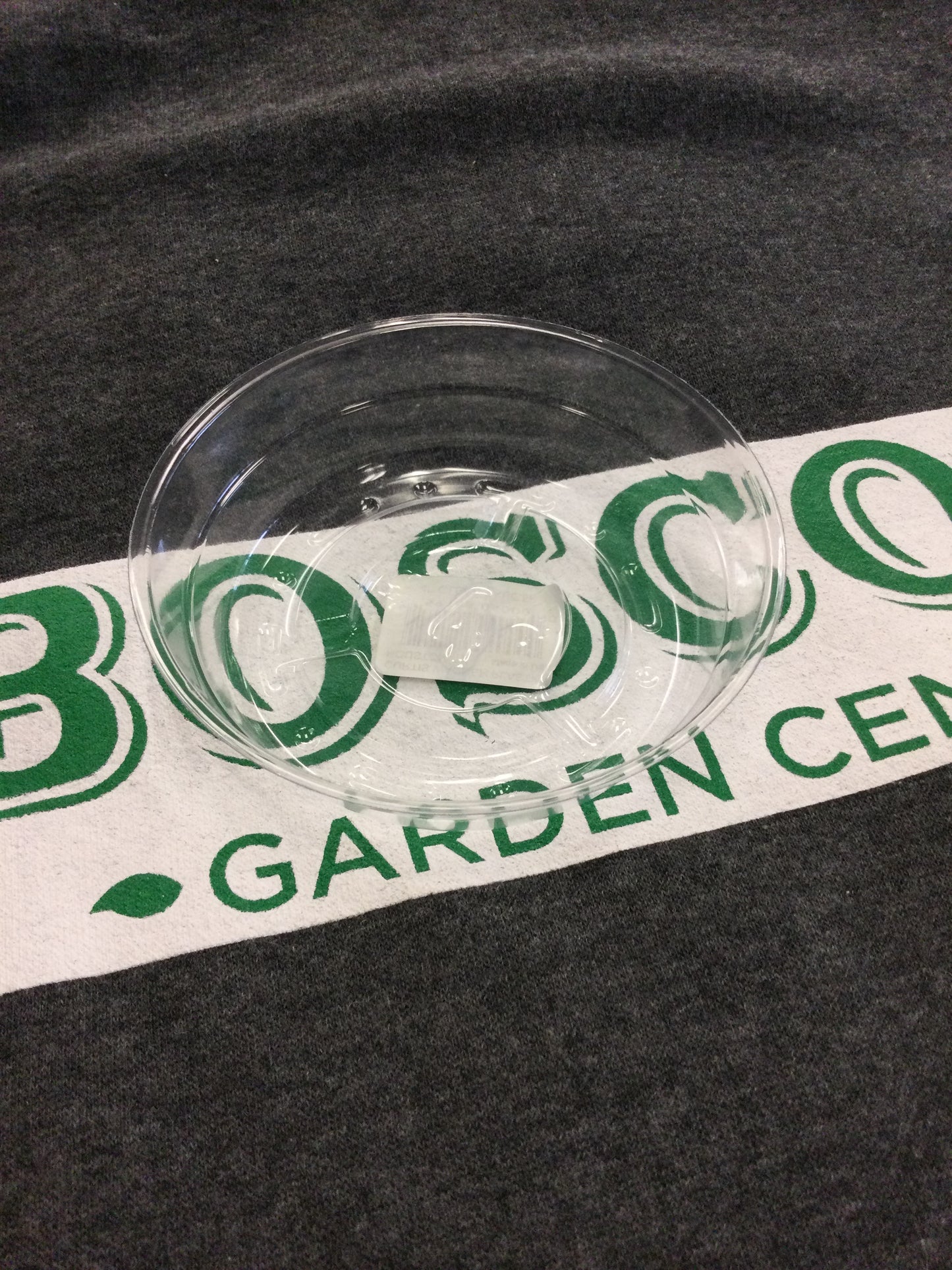 4' Clr Plastic Saucer