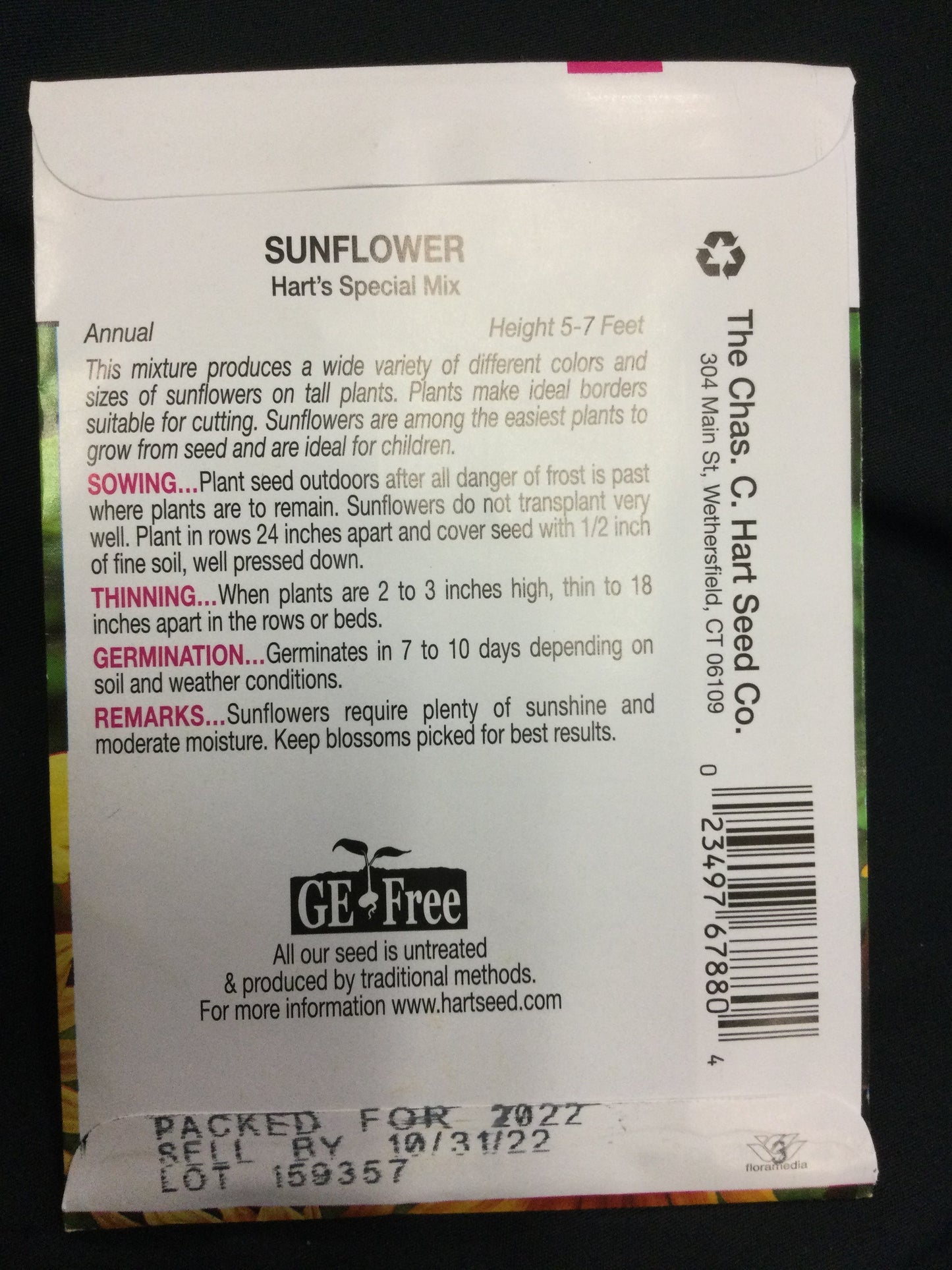 Sunflower Harts mix