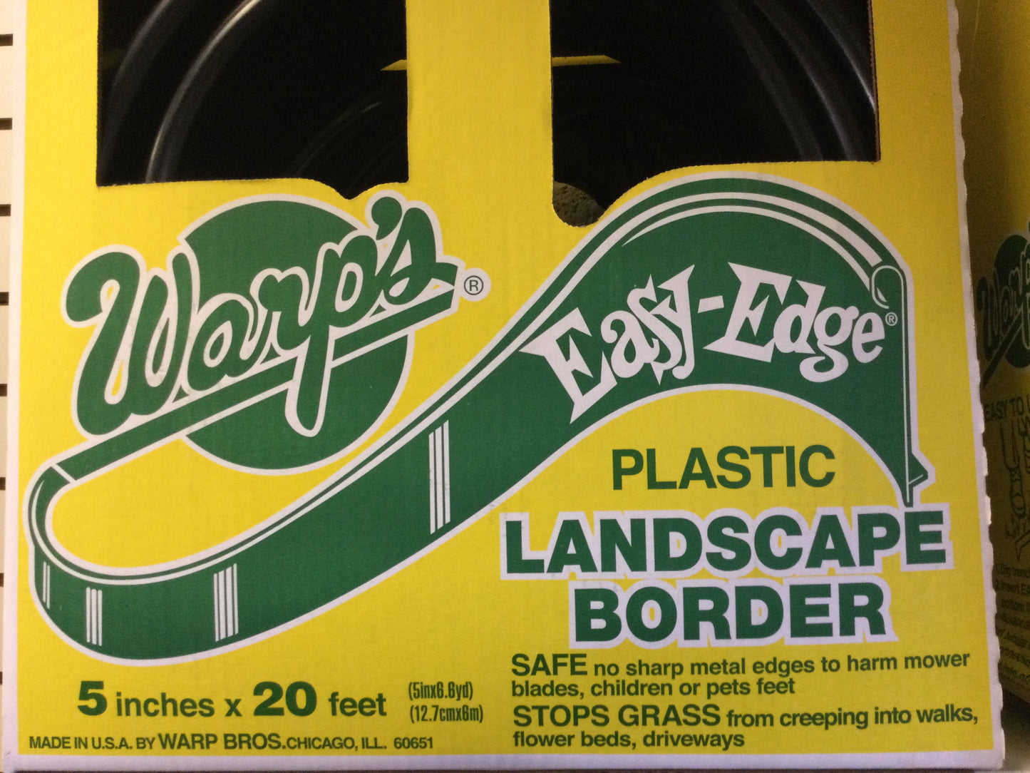 Blk easy edge Warps 20ft