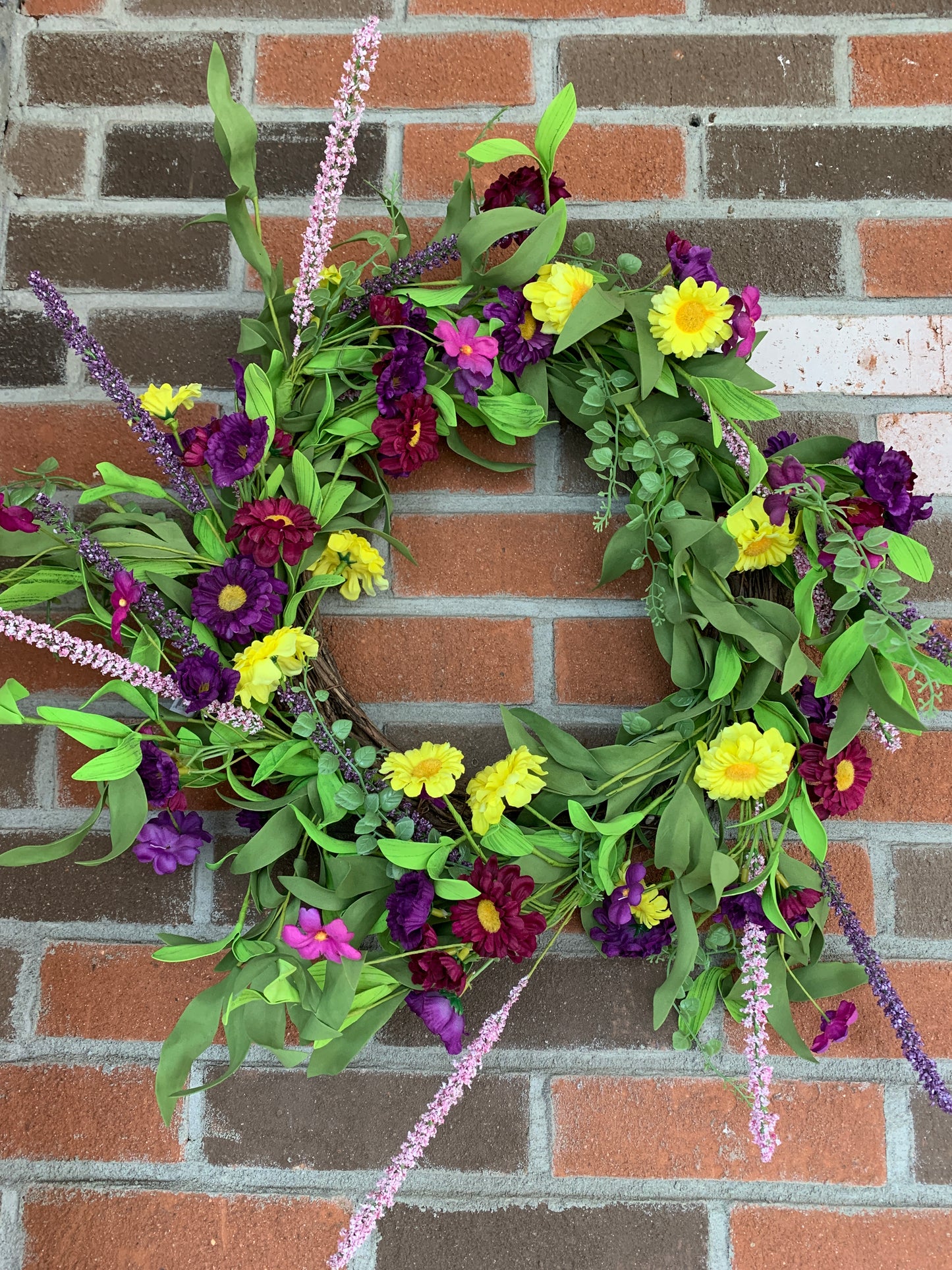 24' mixed spg flwr wreath