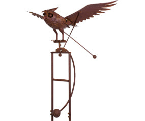 Jumbo rocking owl stake