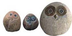 8' pebble owl
