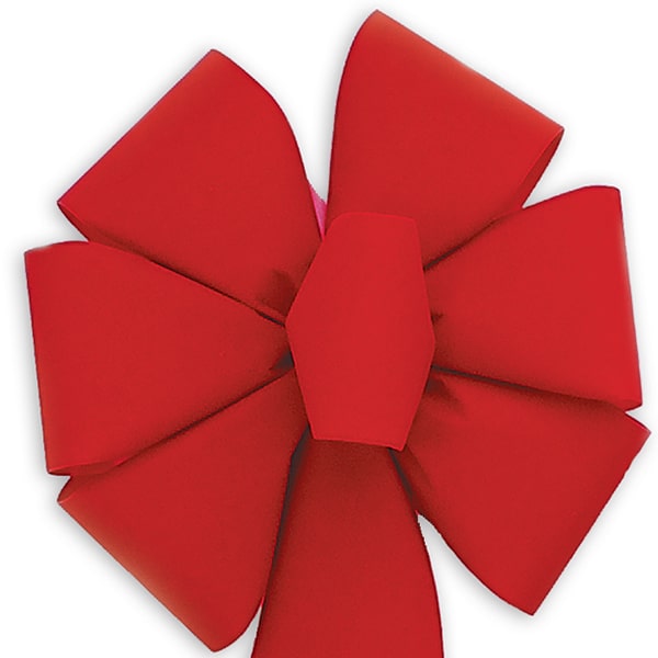 16" Burgundy Bow
