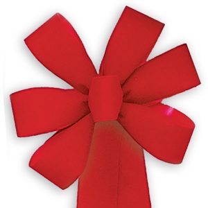 #9 bright red plush