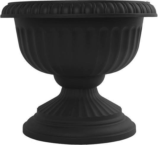 18' Grecian Urn Blk Plstc