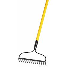 Metal garden rake