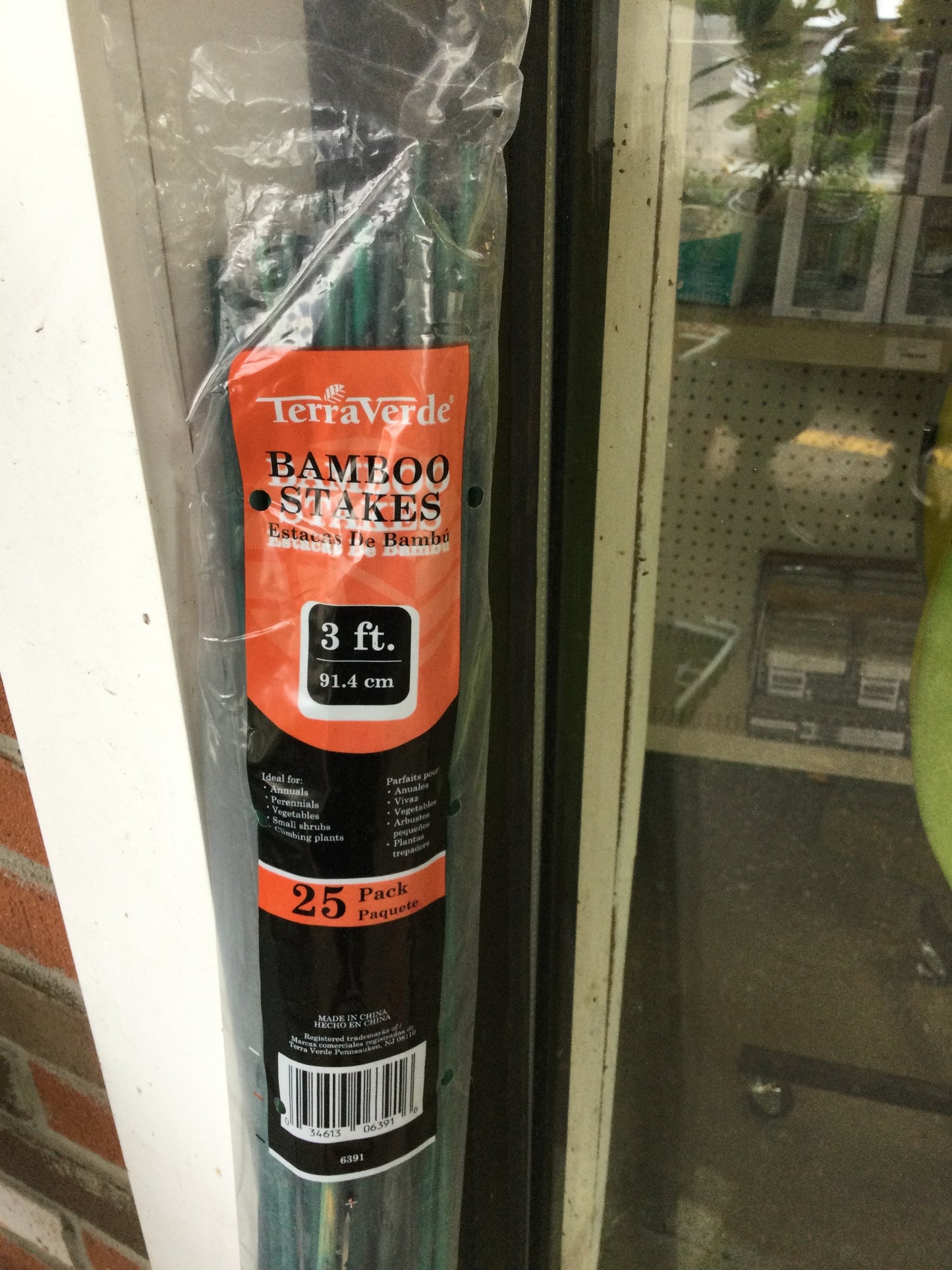 Bamboo stakes 3ft 25pk