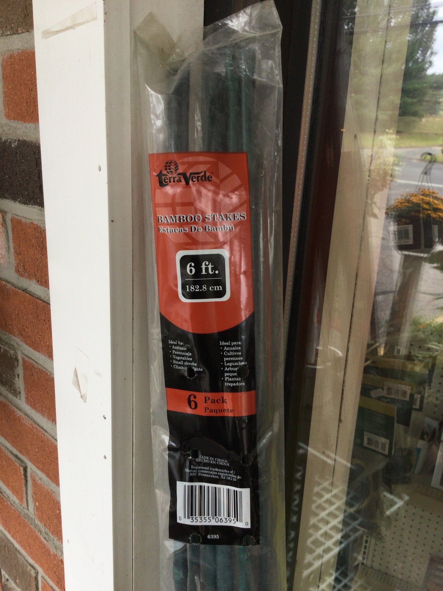 Bamboo stakes 6ft 6pk