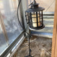 LED metal lantern w/stand I/O