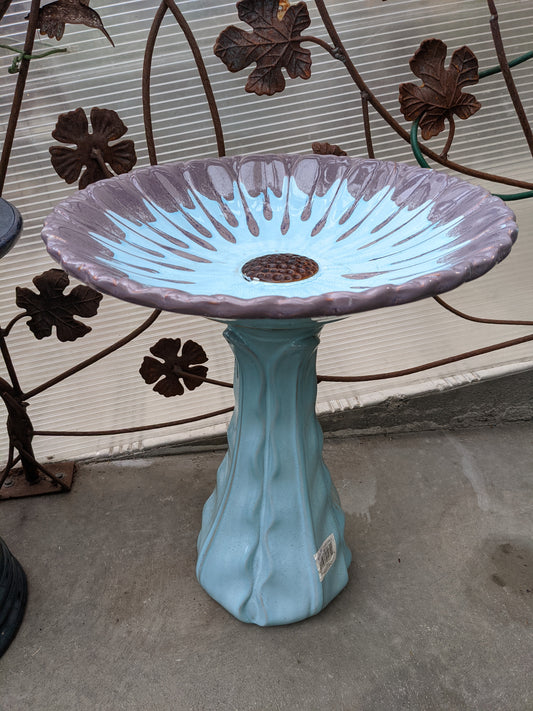 22' Aster birdbath