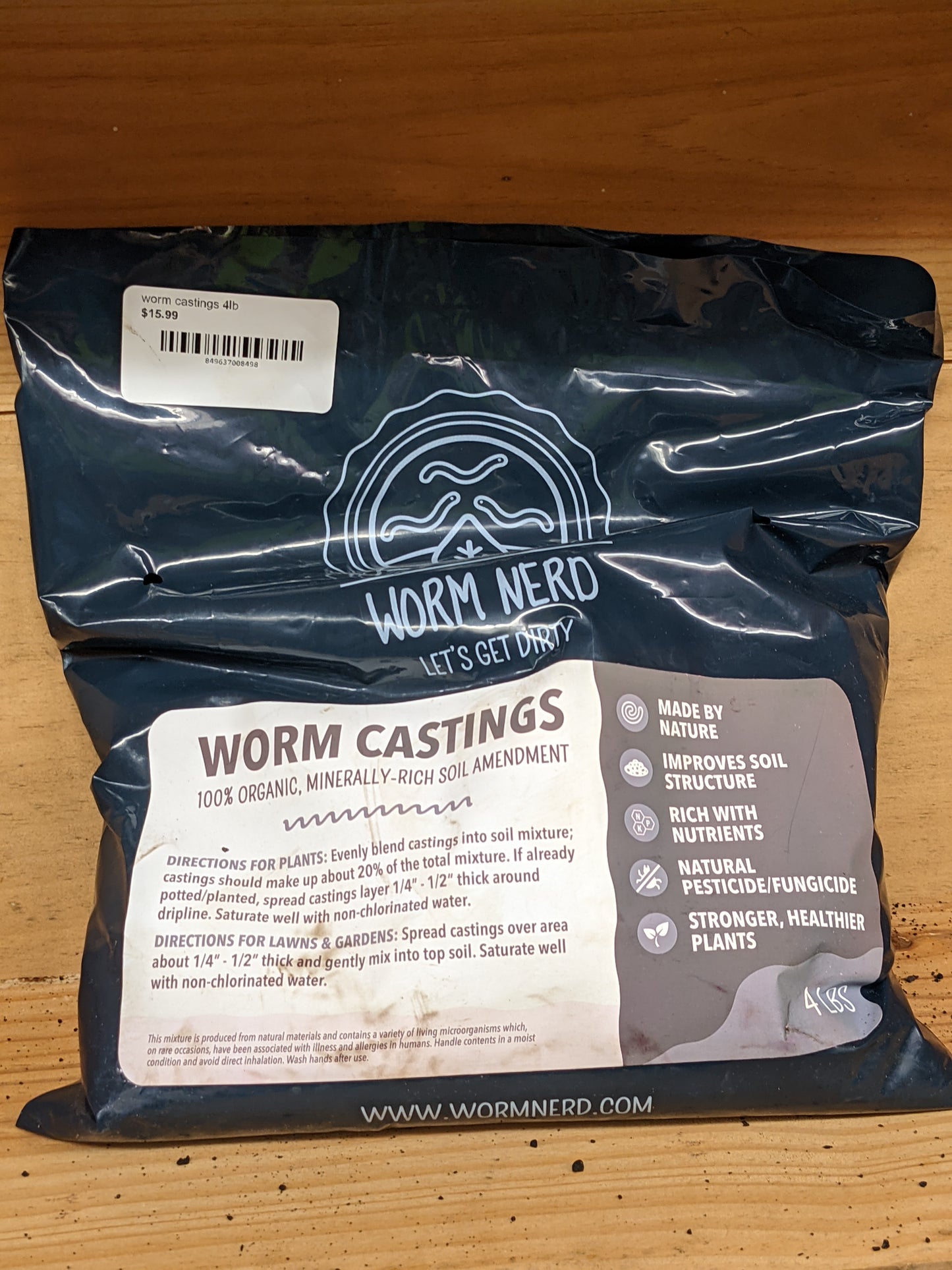 worm castings 4lb