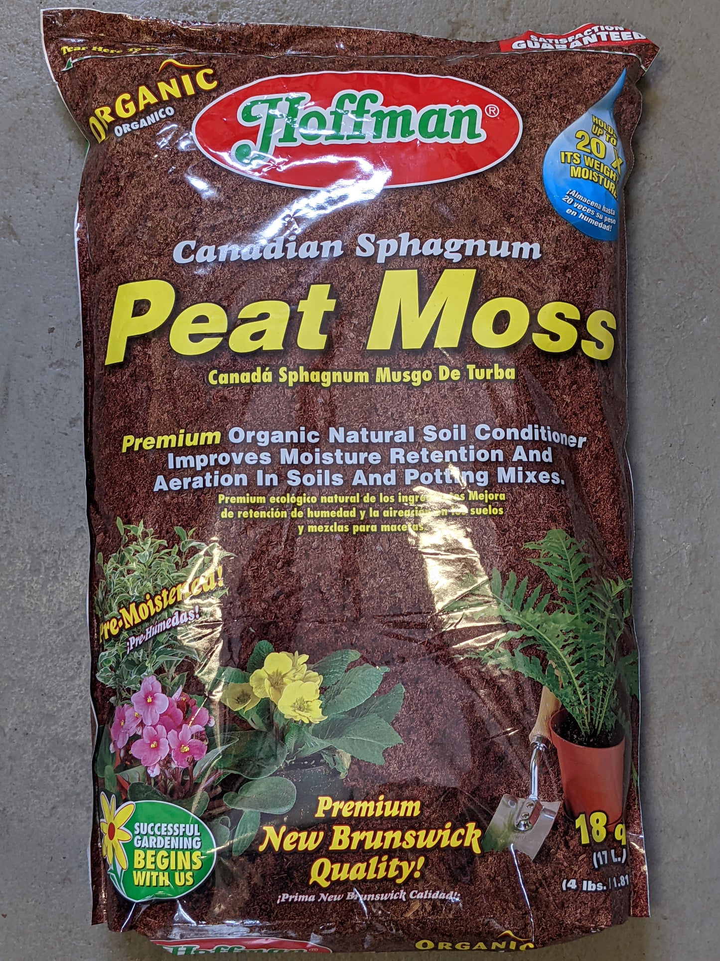 Hoffman 18qt Sphagnum peat moss