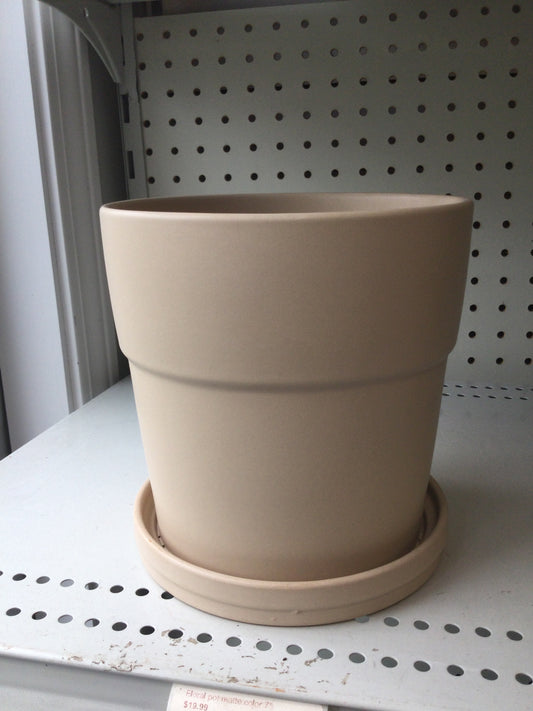 Floral pot matte color 7'
