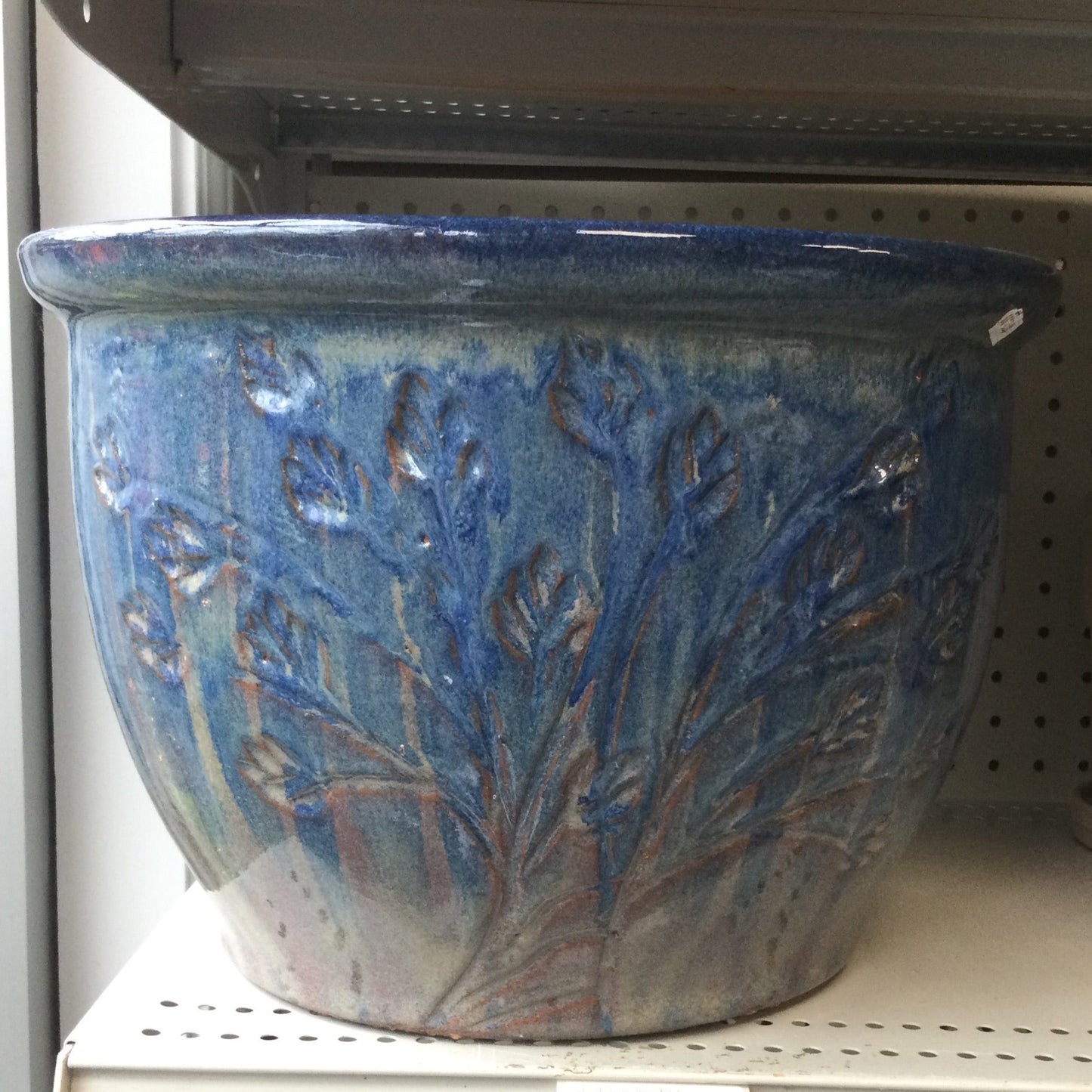 Cloche Pot Sky Glaze 15"