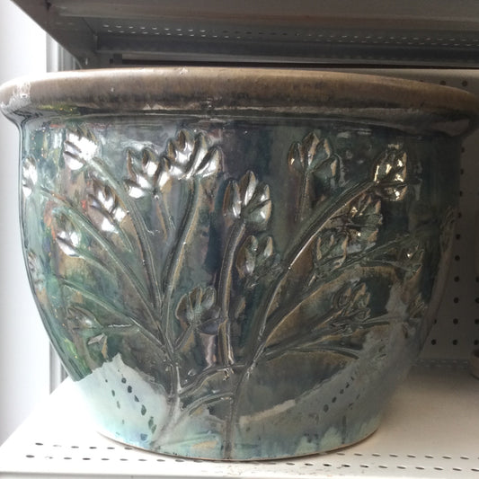 Cloche Pot Jade Glaze 15'