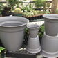 10' Eclipse rnd plntr gray