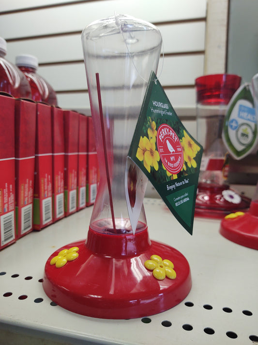 hummingbird feeder hourglass