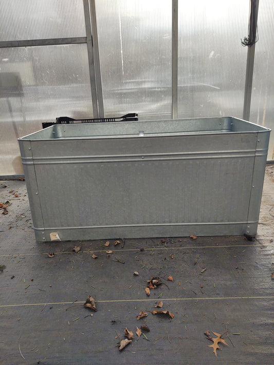 Galv garden planter