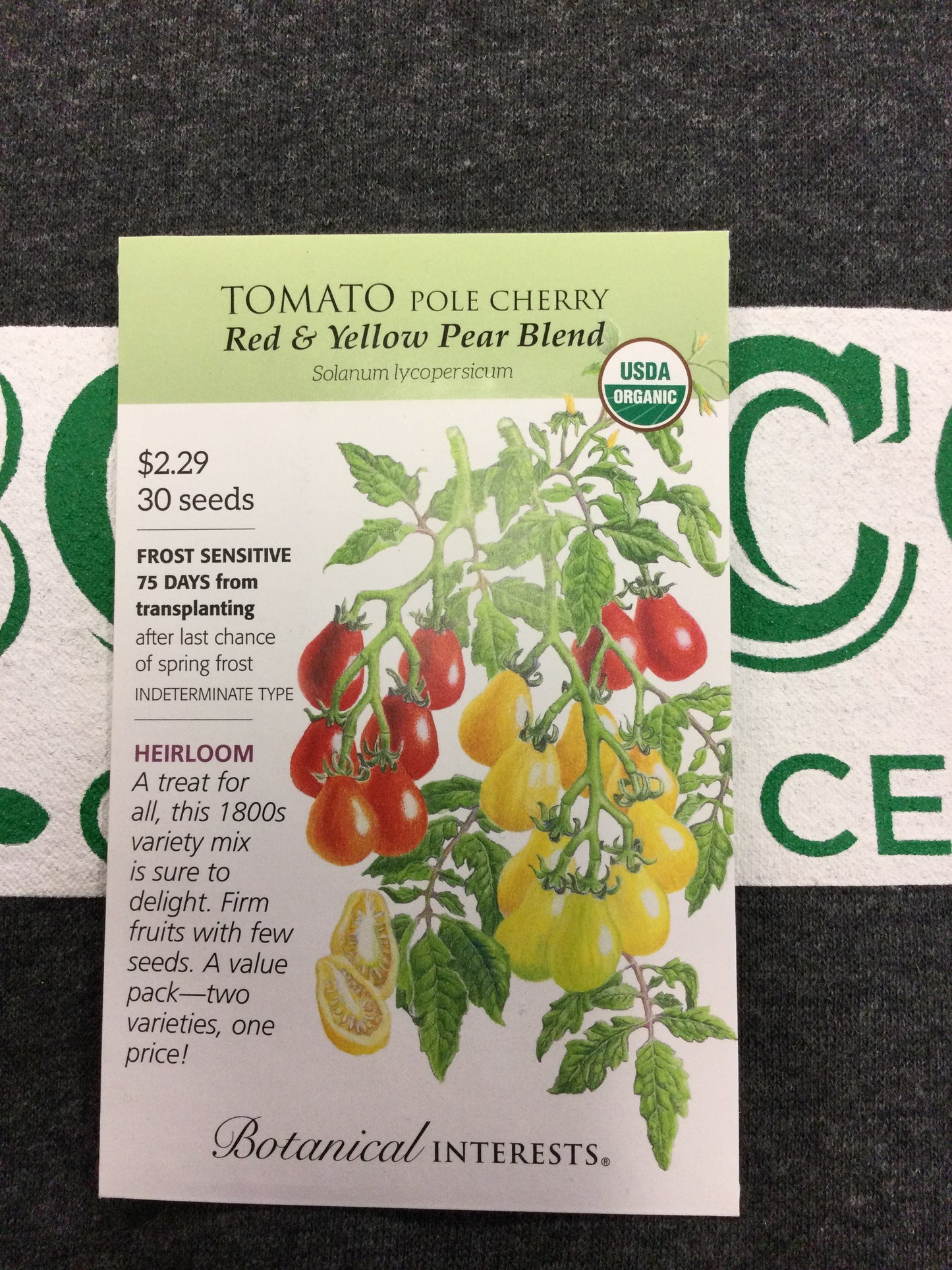 ORG Cherry red/yel pear
