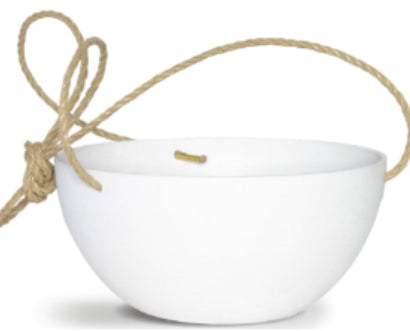 10' napa hanging bowl wh