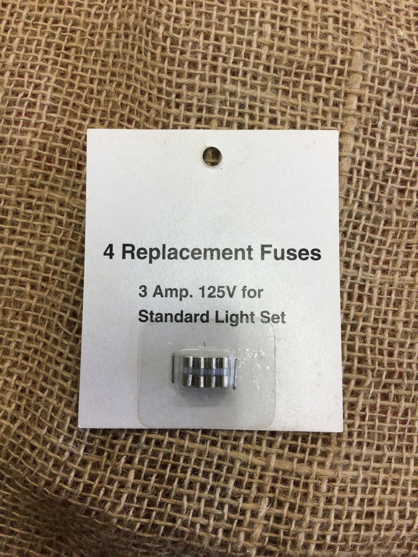 4 3Amp replacement fuses