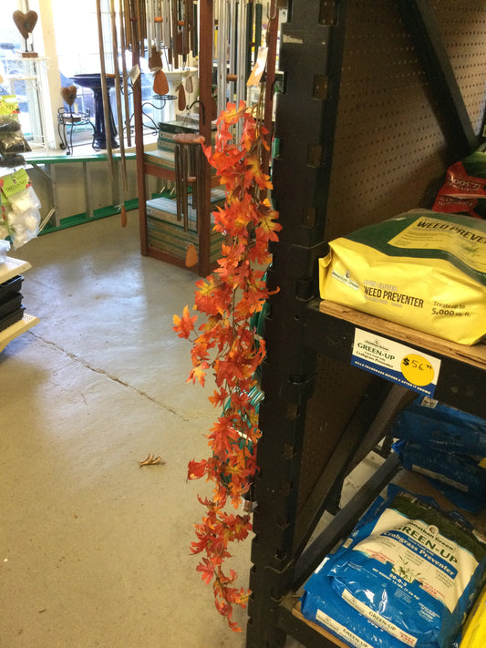 5ft maple leaf garland