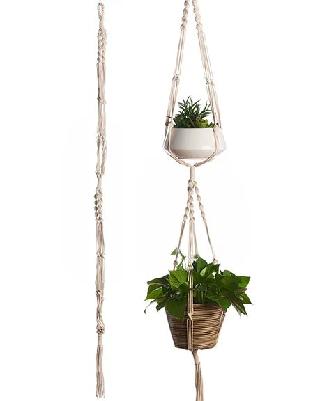 Plant Hanger 60' 2 tier woven