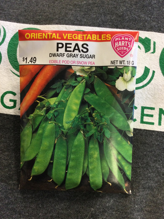 Snow Pea Dwarf Gray Sugar