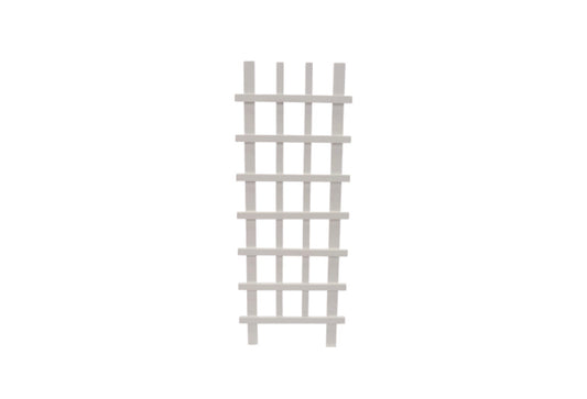 12' White Lattice trellis