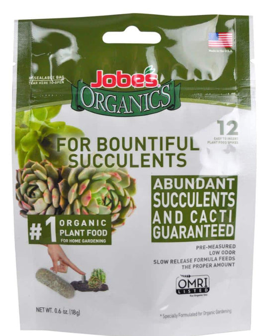 succulent fert spike jobes 12pk