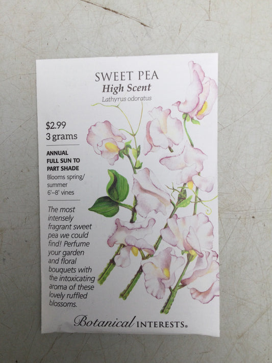 Sweet Pea high scent