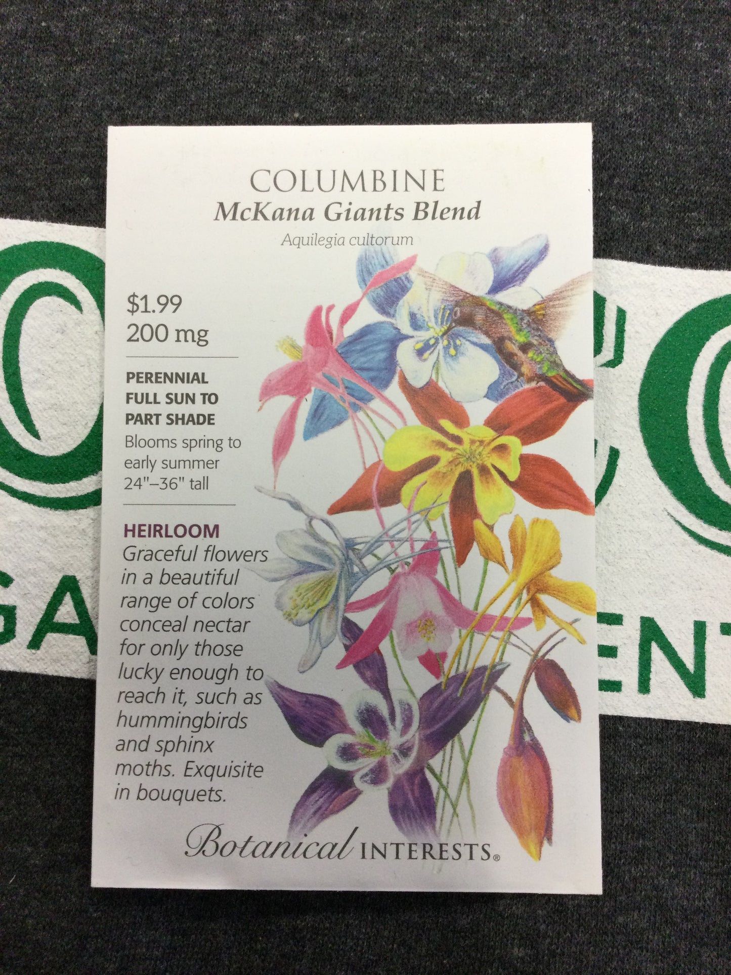 Columbine McKana Giants blend