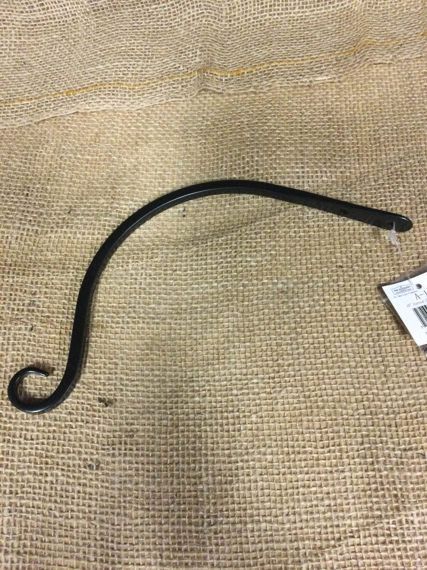 9" curved upturn hook
