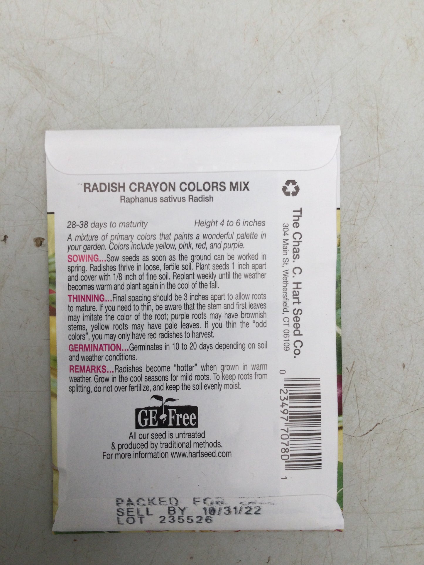 Radish Crayon colors mix